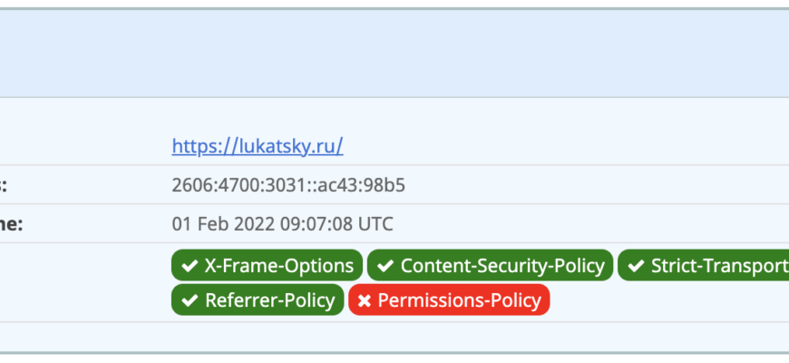 Настройки HTTPS сайта lukatsky.pro
